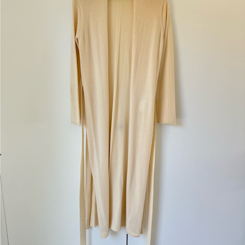 Maje Cream Knit Cardigan